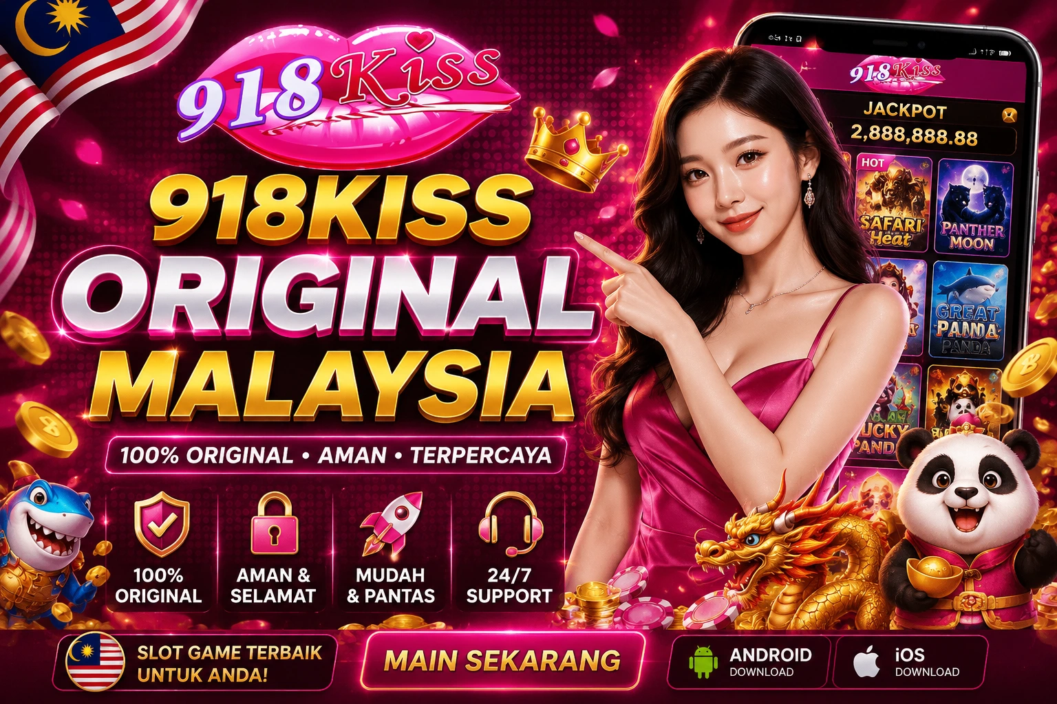 Banner 918Kiss Original Malaysia